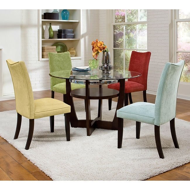 Apollo Dining Room Set W Multicolor Chairs Standard Furniture