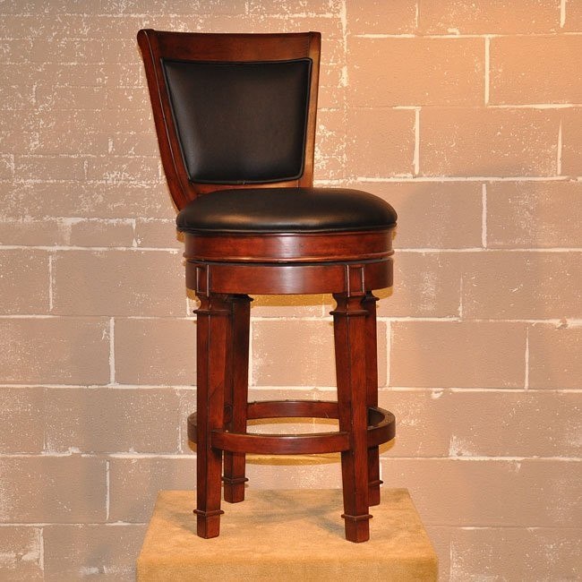 Monticello 30 Inch Leather Stool Distressed Walnut By Eci Furniture 2 Review S Furniturepick