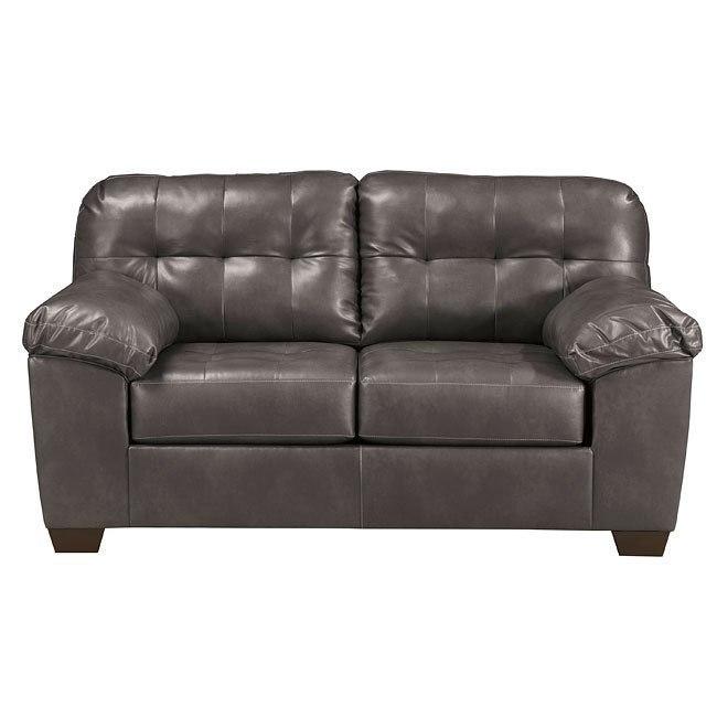 Alliston DuraBlend Gray Loveseat by Signature Design by Ashley, 1