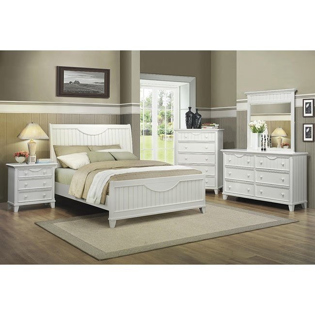 Alyssa Bedroom Set (White) Homelegance | FurniturePick