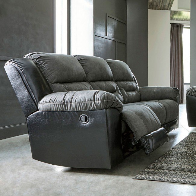 Earhart Slate Reclining Sofa by Signature Design by Ashley