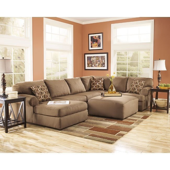 Cowan Mocha Sectional Set Signature Design By Ashley Furniture Furniturepick