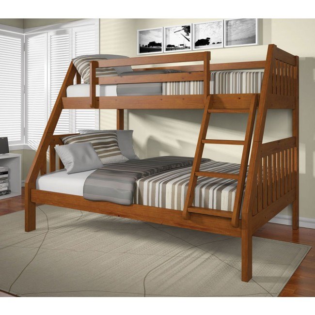 oak bunk bed