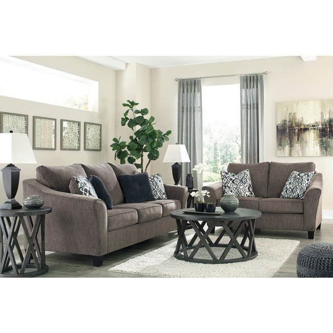 Nemoli Slate Living Room Set By Signature Design By Ashley Furniturepick
