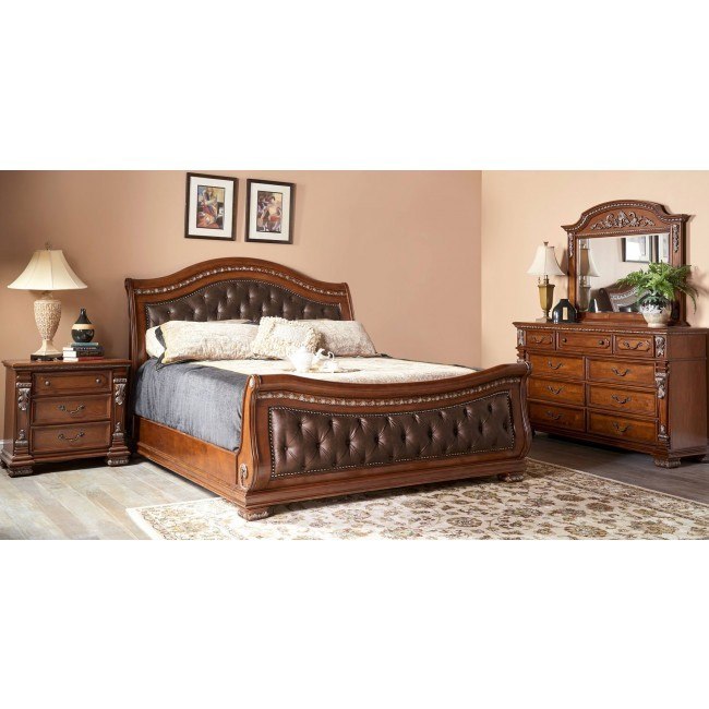Orleans Sleigh Bedroom Set by Oasis Home | FurniturePick