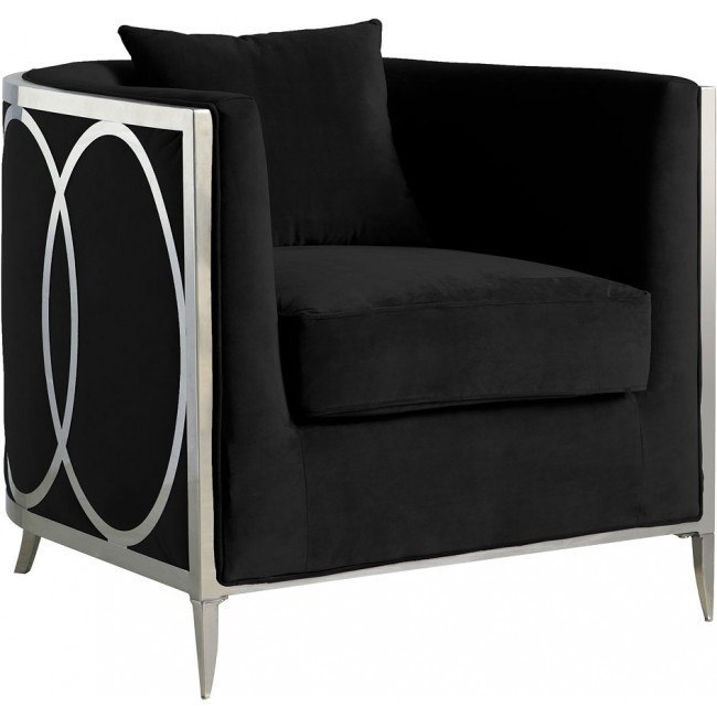 black accent chair