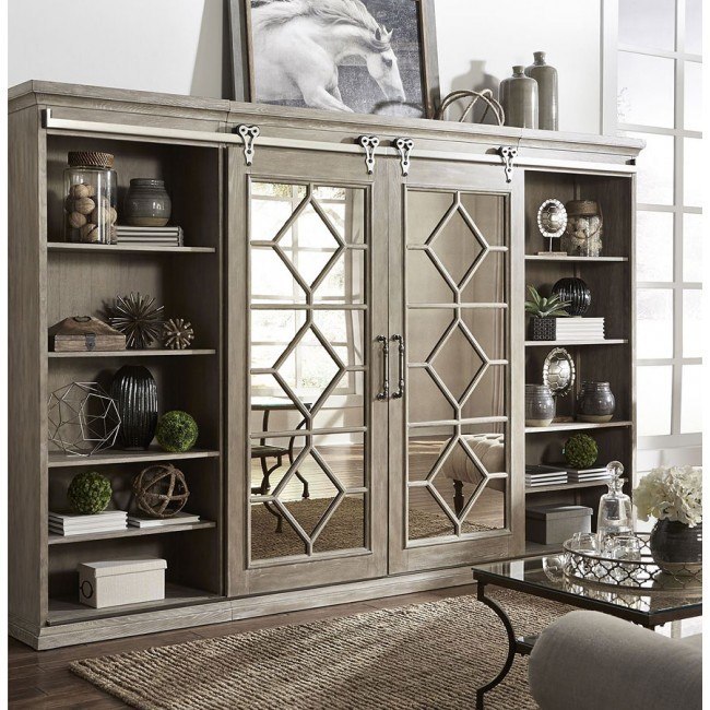 Mirrored Reflections Entertainment Center W Piers By Liberty Furniture Furniturepick