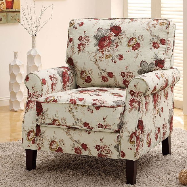 Floral Pattern Accent Chair Coaster Furniture | FurniturePick