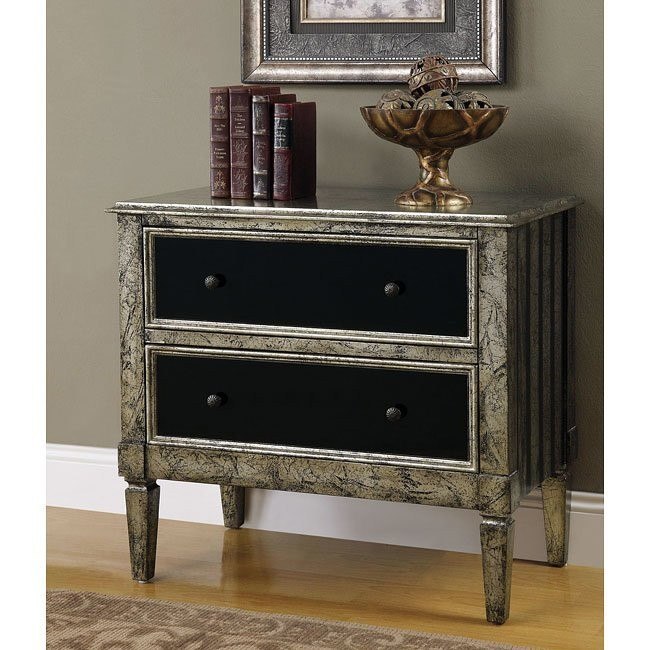 Gold And Black Accent Cabinet Coaster Furniture Furniturepick