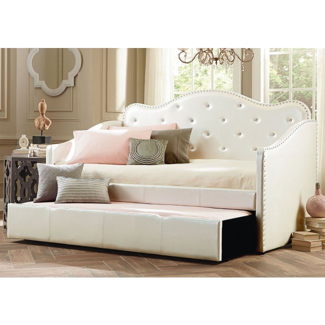 white daybed with trundle ikea