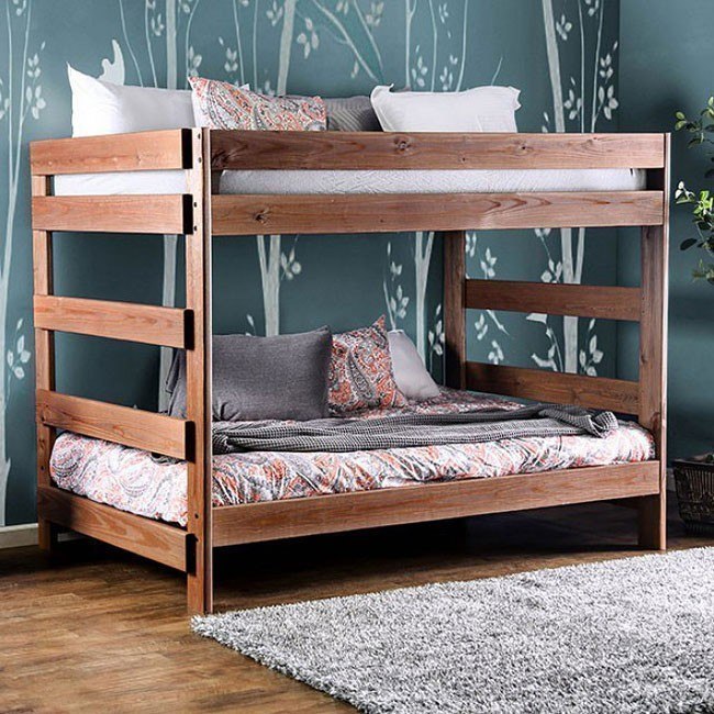 Arlette Full over Full Bunk Bed by Furniture of America 