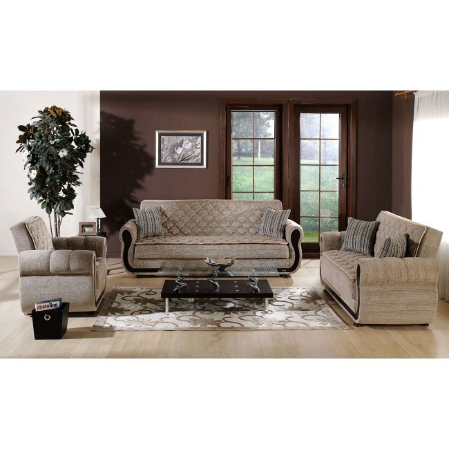 Argos Living Room Set (Zilkade L Brown) by Istikbal Furniture ...