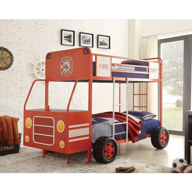 fire engine bunk bed