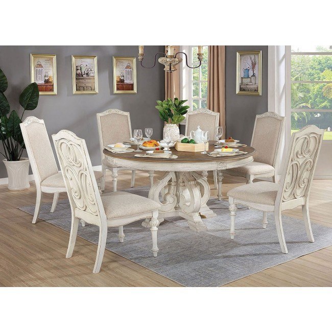 off white dining set