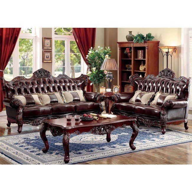 Jericho Living Room Set By Furniture Of America Furniturepick