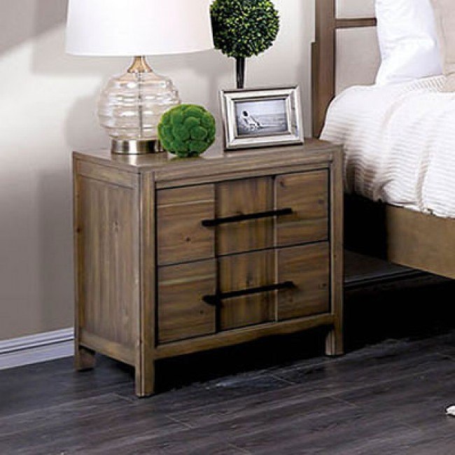 Berenice Nightstand (Light Oak) by Furniture of America FurniturePick