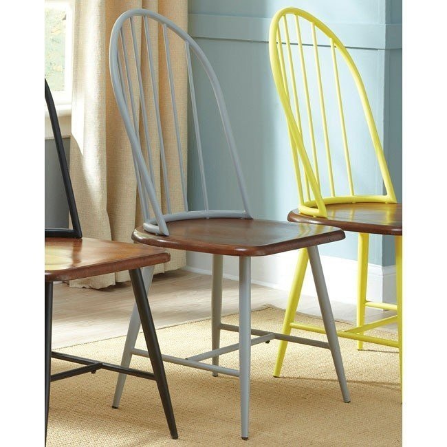 Shanilee Side Chair Set Of 2 Gray By Signature Design By Ashley Furniturepick