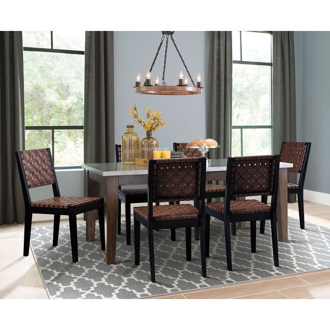 Larchmont Dining Room Set W Glosco Chairs By Signature Design By Ashley Furniturepick