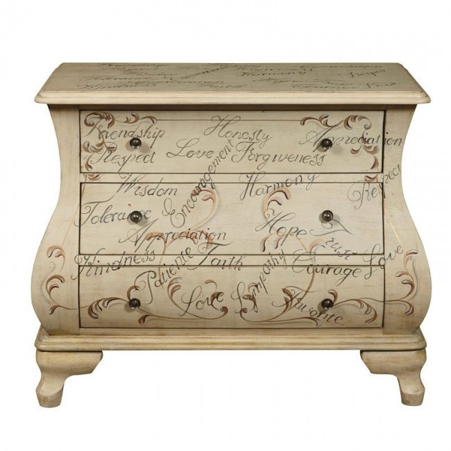 Hand Painted Words Bombay Chest By Pulaski Furniture Furniturepick