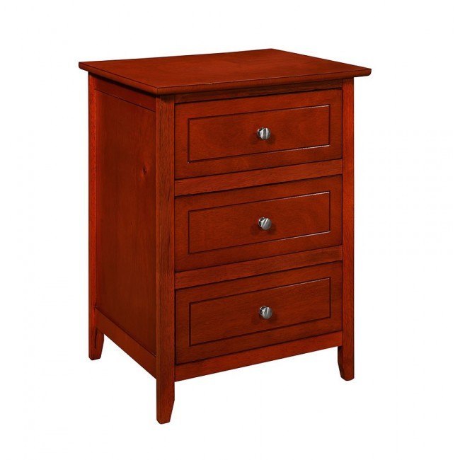 Light top cherry nightstand