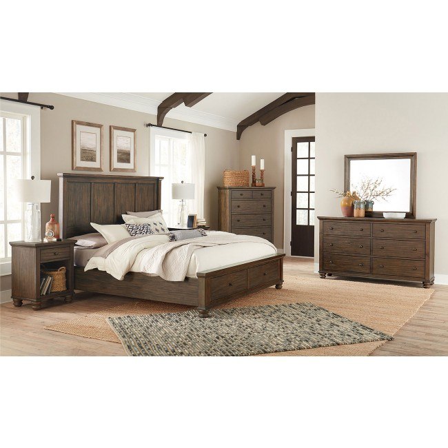 Hudson Valley Storage Bedroom Set By Aspenhome Furniturepick