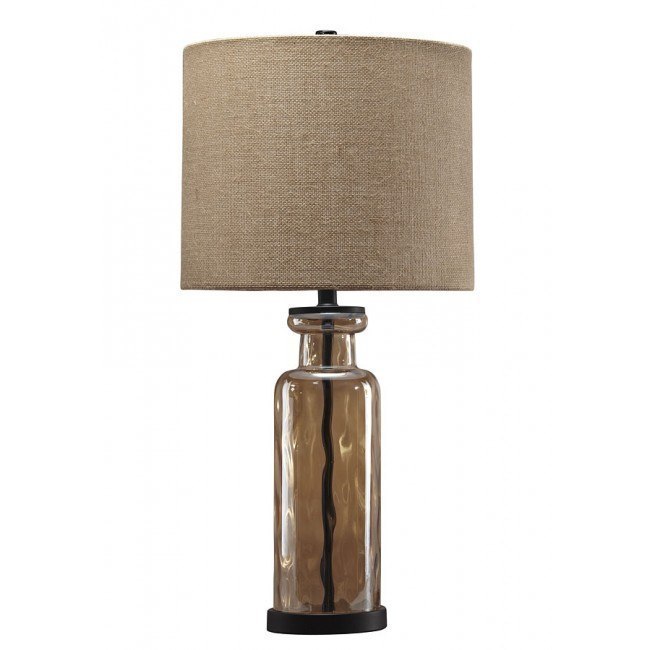 signature design by ashley laurentia glass table lamp