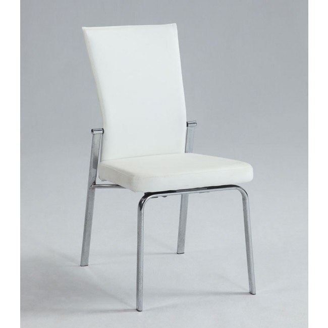 Molly Side Chair (White) (Set of 2) by Chintaly Imports FurniturePick