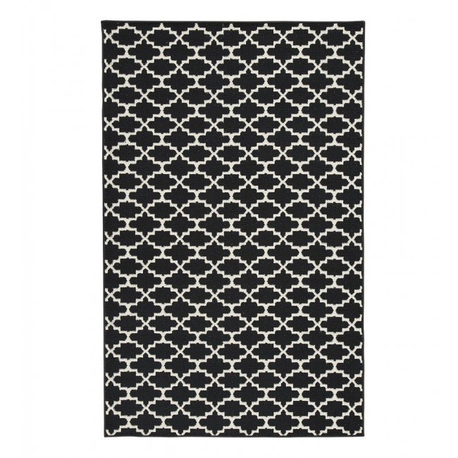 Nathanael Black and Cream Large Rug by Signature Design by ... (650 x 650 Pixel)