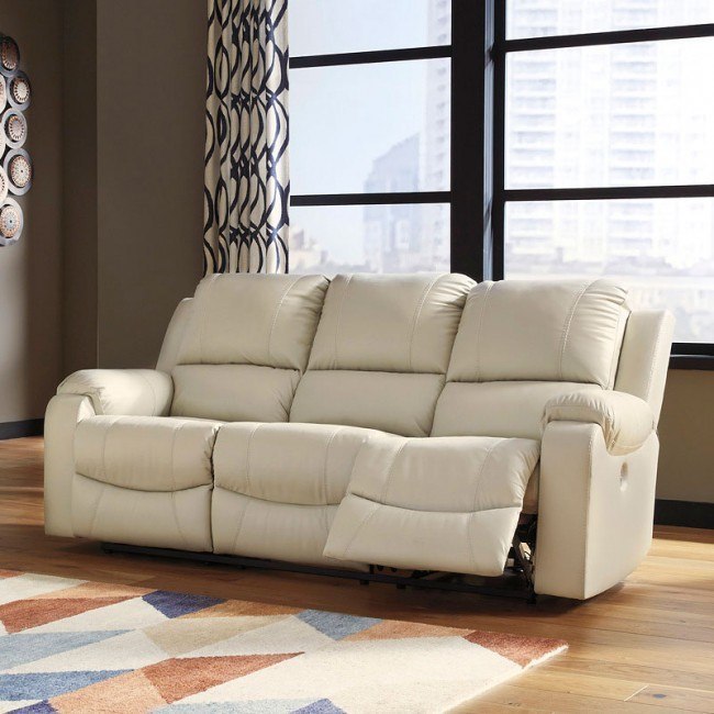 Rackingburg Cream Power Reclining Sofa by Signature Design by Ashley