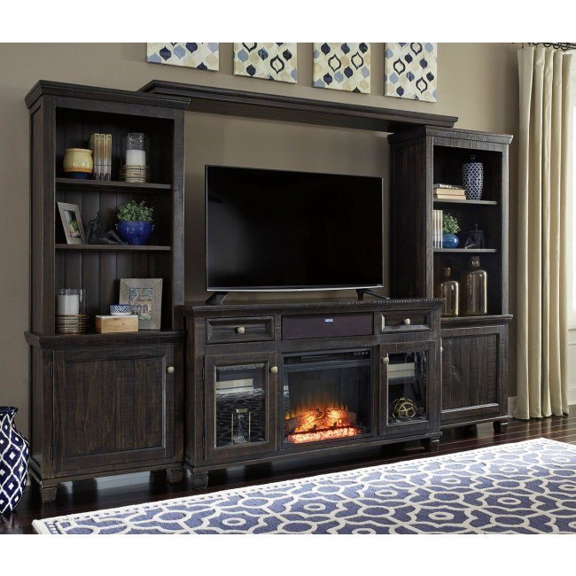 Townser Entertainment Wall W Fireplace Option By Signature Design