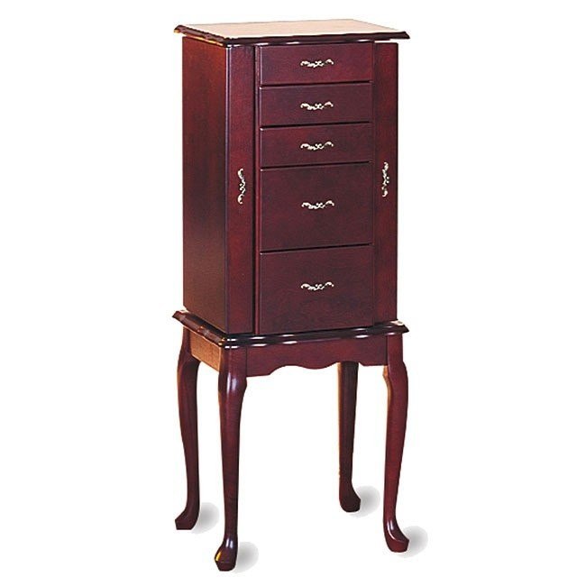 Queen Anne Mahogany Jewelry Armoire Coaster Furniture Furniturepick