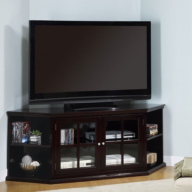 Fullerton Corner Tv Stand Coaster Furniture Furniturepick Tv stands that are cluttered or not arranged properly are certainly not pleasing to the eye and can reduce the comfort of activities in the family room, therefore it is important to pay extra attention to the selection of models the following are tv stand ideas that you can apply to the tv room in your home.
