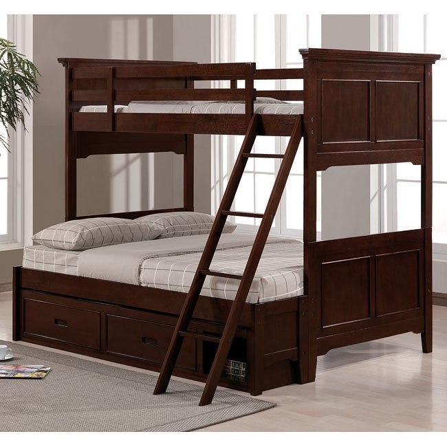 Jordan Twin Over Full Bunk Bed Homelegance Furniturepick