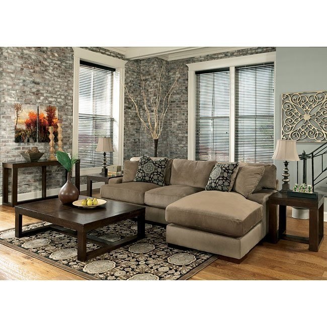 Grenada Mocha Small Sectional Set Signature Design By Ashley Furniture Furniturepick
