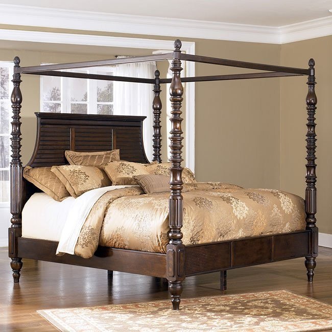 Key Town Canopy Bed Millennium Furniturepick