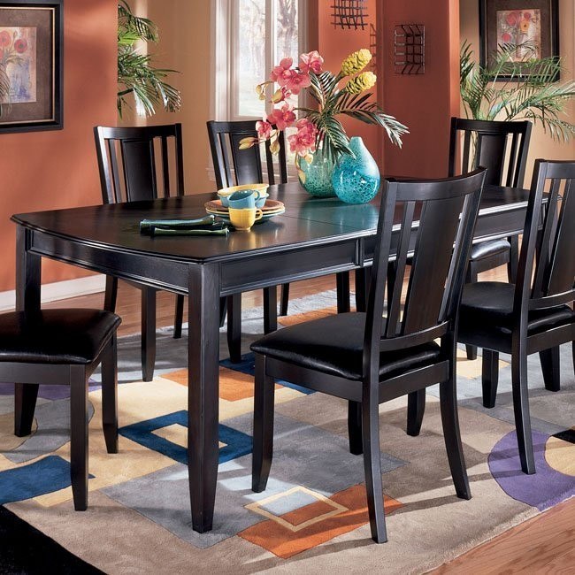 Carlyle Rectangular Extension Table Signature Design By Ashley Furniture Furniturepick