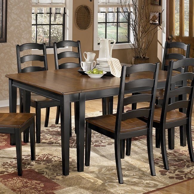 ashley farmhouse table and chairs