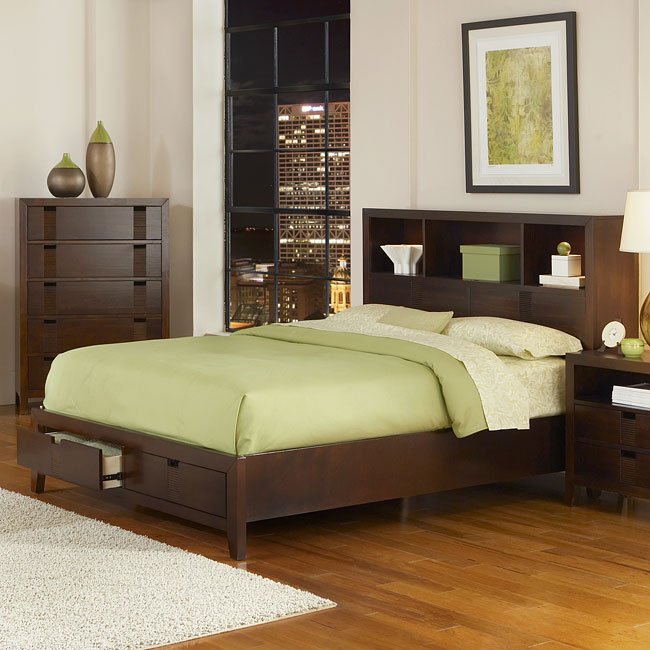 Bridgewater Bedroom Set with Bed Side Piers Homelegance | FurniturePick