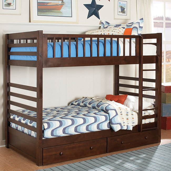 Dreamland Bunk Bed Homelegance | FurniturePick