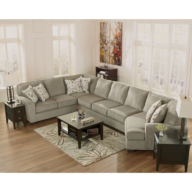 Patola Park Patina Laf Loveseat Raf Cuddler Sectional Mathis Brothers Furniture