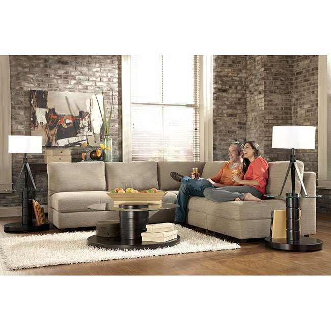 Tosha Linen Modular Sectional Signature Design by Ashley Furniture