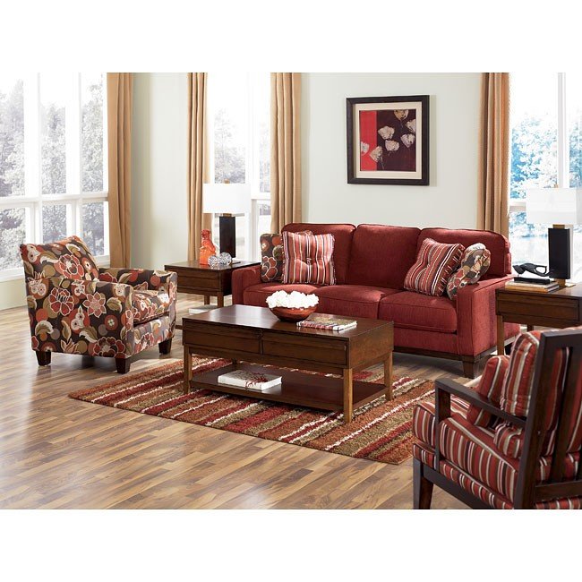 Darby Spice Living Room Set Signature Design by Ashley Furniture