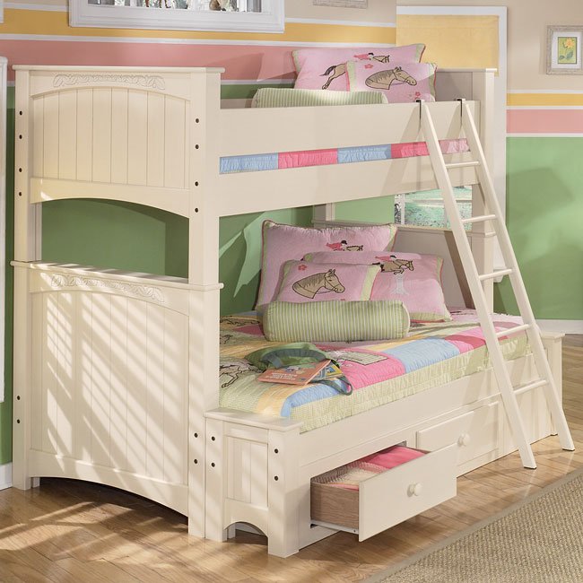 Cottage Retreat Twin over Full Bunk Bed Signature Design by Ashley ...