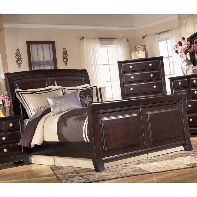 Ridgley Sleigh Bed Signature Design by Ashley Furniture FurniturePick