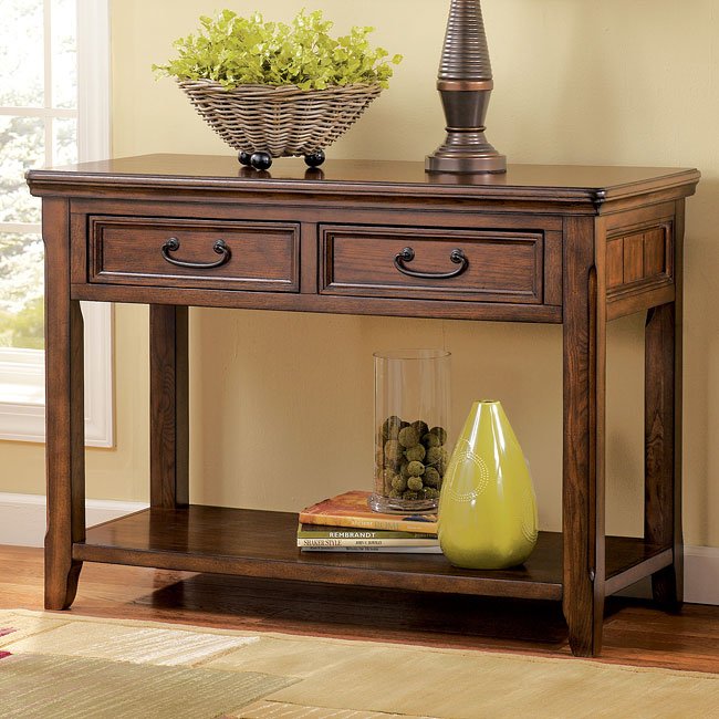 Woodboro Sofa Table Signature Design by Ashley Furniture FurniturePick