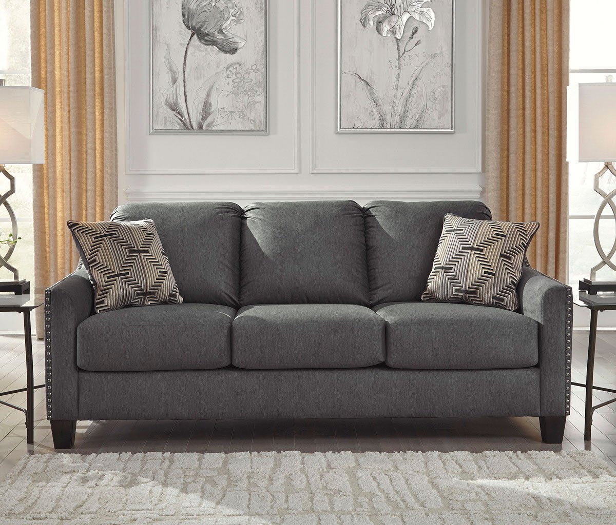 Torcello Graphite Sofa by Signature Design by Ashley | FurniturePick