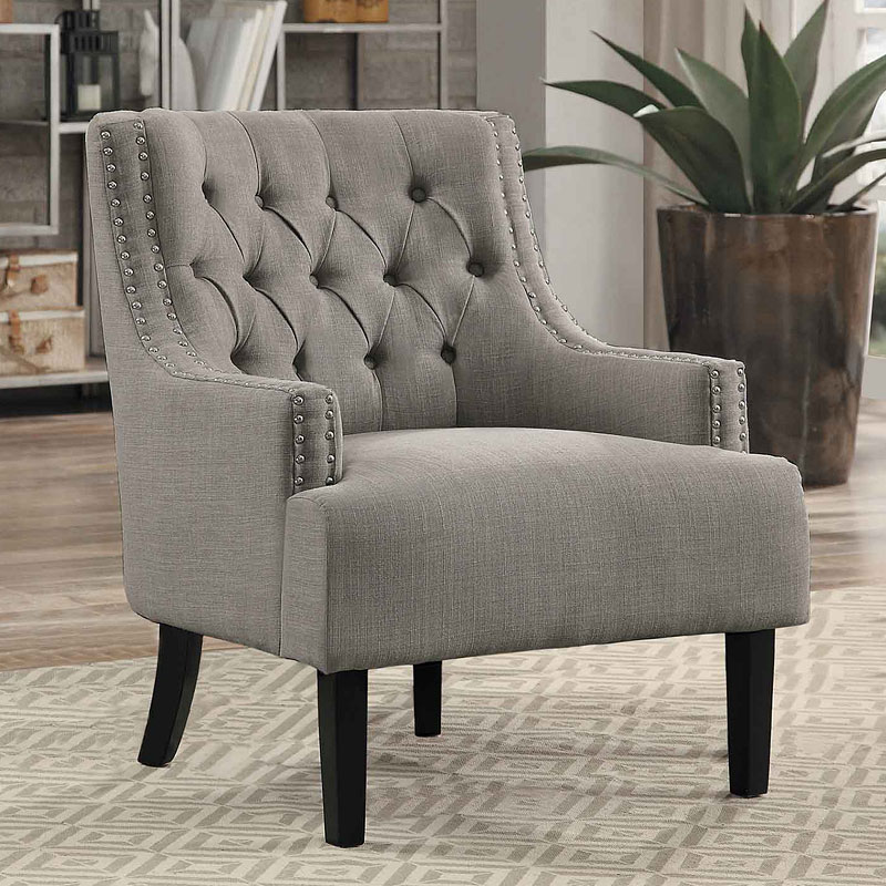 Charisma Taupe Accent Chair by Homelegance | FurniturePick