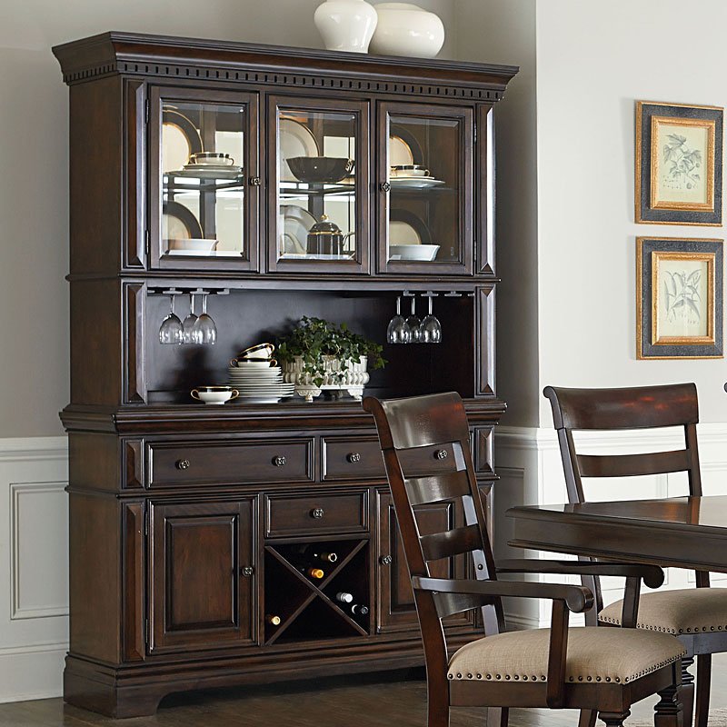 Charleston Buffet w/ Hutch China and Curios Dining Room