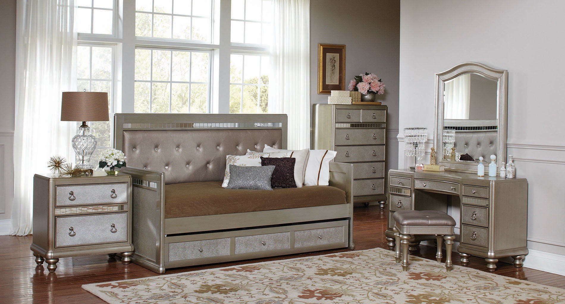 bling bedroom furniture set