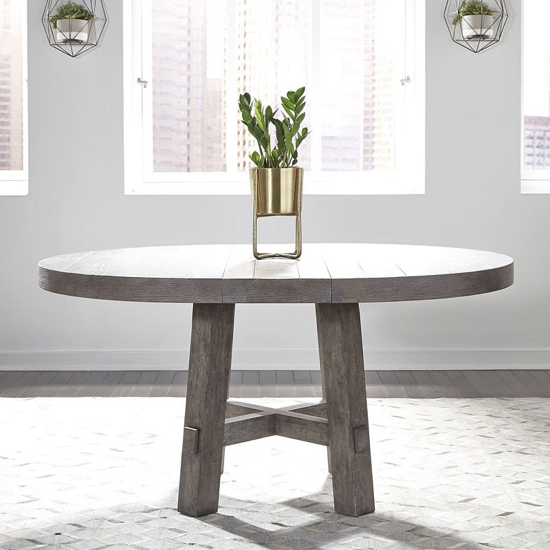 Farmhouse Round Dining Room Table